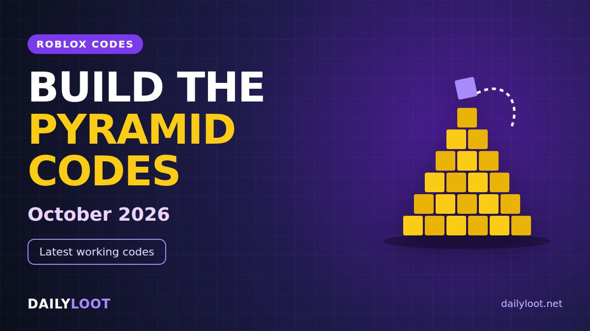 Build the Pyramid codes October 2026